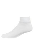 Diabetic Comfort Quarter Socks White (12 Pairs)